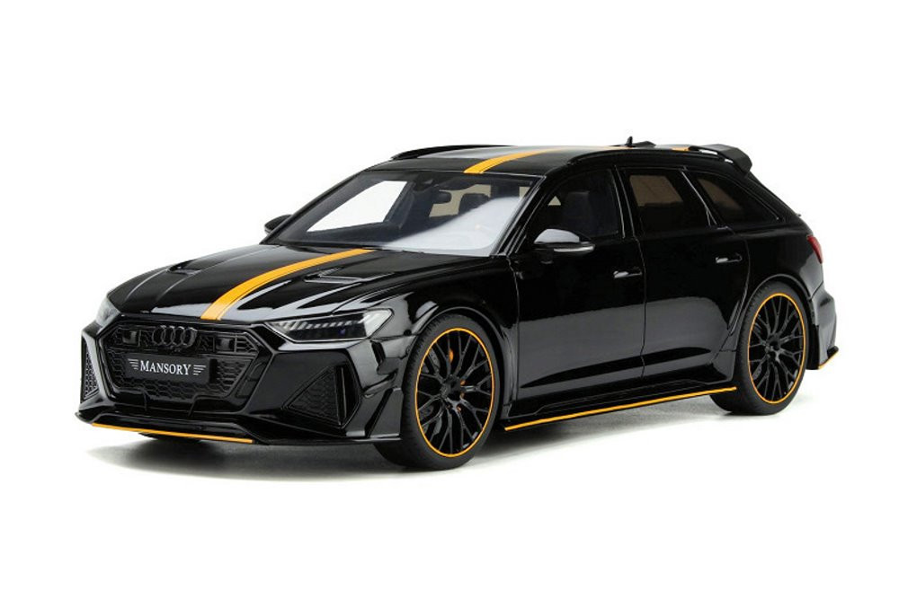 2020 Audi RS 6 C8 Mansory Tuning, Mythos Black - GT Spirit GT326 - 1/18 scale Resin Model Toy Car