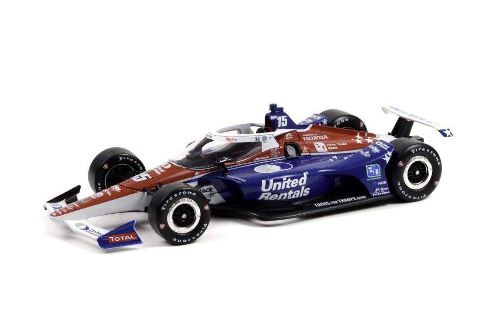 NTT IndyCar Series, #15 Graham Rahal, Greenlight 11114 - 1/18 scale Diecast Model Toy Car