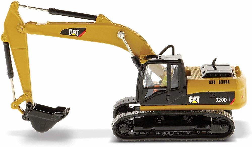 Caterpillar 320D L Hydraulic Excavator, Yellow - Diecast Masters 85262 - 1/87 scale Diecast Model Toy Car