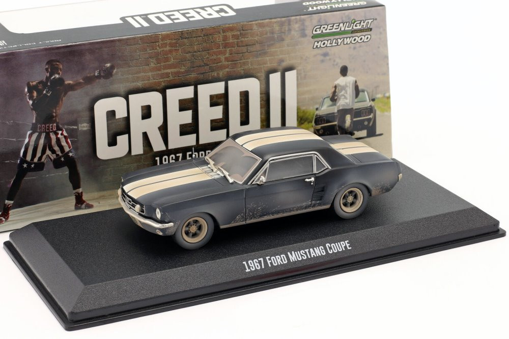 Adonis Creed's 1967 Ford Mustang Coupe (Weathered), Creed II -  86621 - 1/43 scale Diecast Car