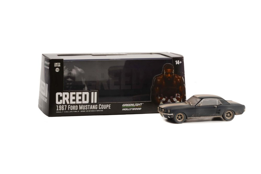 Adonis Creed's 1967 Ford Mustang Coupe (Weathered), Creed II -  86621 - 1/43 scale Diecast Car