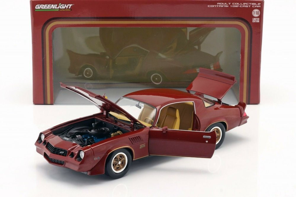 1978 Chevy Camaro Z/28 Hardtop, Carmine Red Metallic - Greenlight