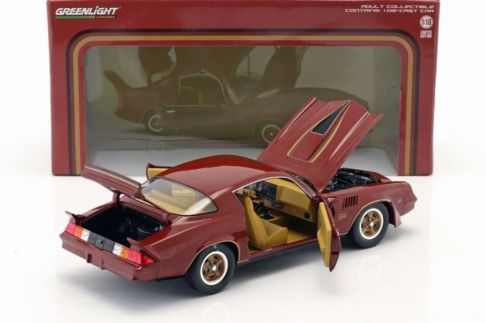 1978 Chevy Camaro Z/28 Hardtop, Carmine Red Metallic - Greenlight