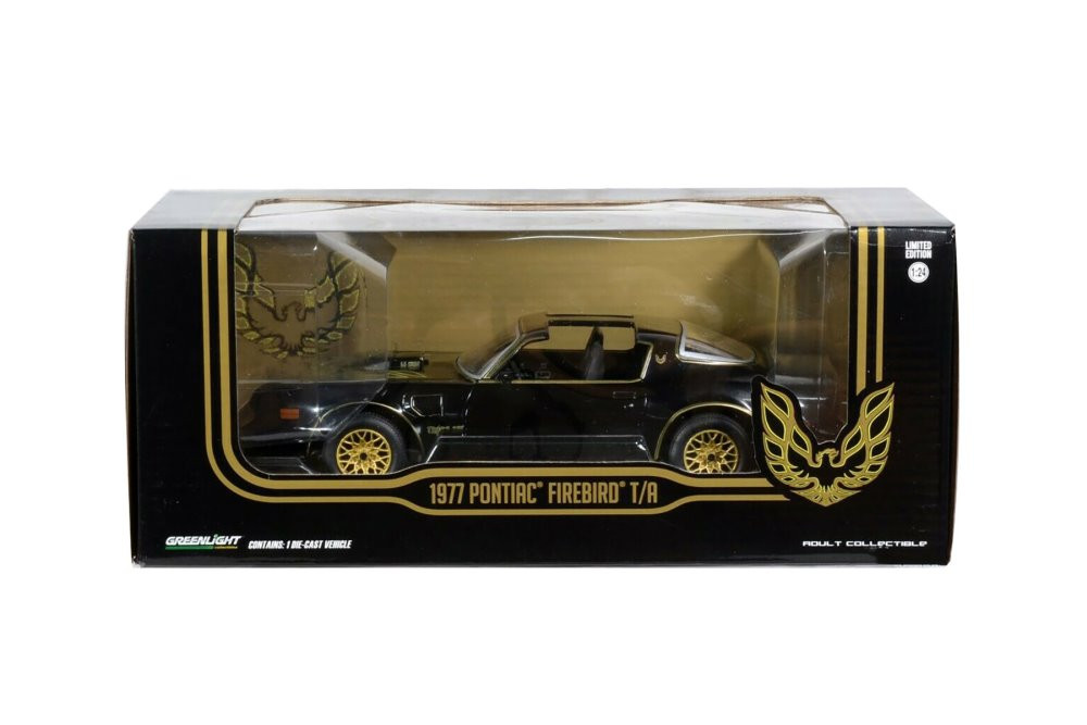 Greenlight Black Bandit Serie 9 &ndash; Pontiac Firebird T/A 1977 In Nero, Edizione Limitata 1/4500 Scala 1:64!