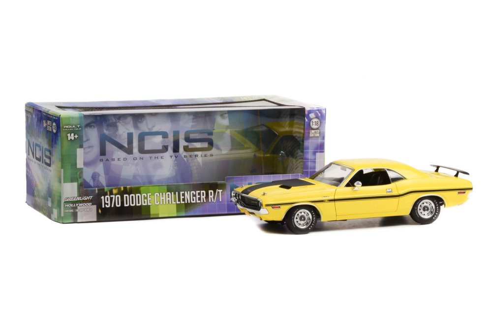 1970 Dodge Challenger R/T, NCIS - Greenlight 12845 - 1/18 scale Diecast  Model Toy Car