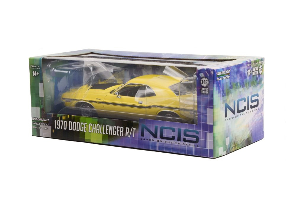 1970 Dodge Challenger R/T, NCIS - Greenlight 12845 - 1/18 scale Diecast  Model Toy Car