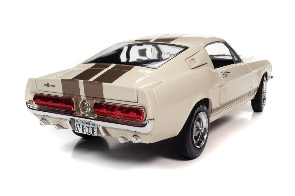 1967 Shelby GT-350 Hardtop, Wimbledon White and Gold - Auto World