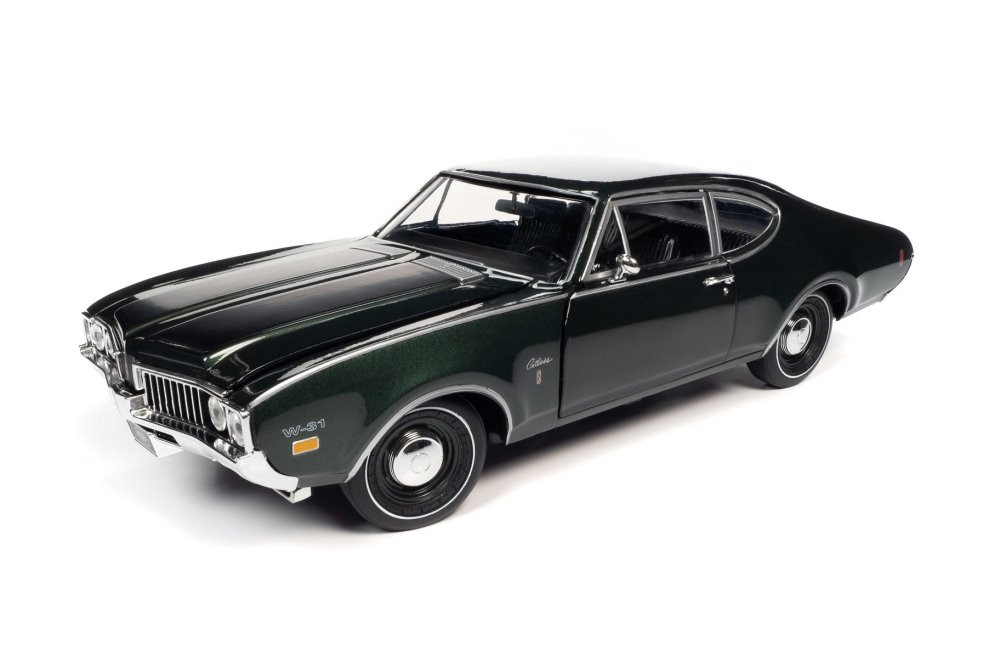 1969 Oldsmobile Cutlass SW-31 Post Coupe (MCACN), Glade Green Auto World - 1/18 scale Diecast Car