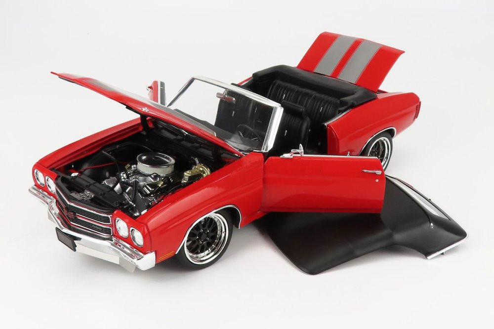1970 Chevy Chevelle SS Restomod Convertible, Red - Acme