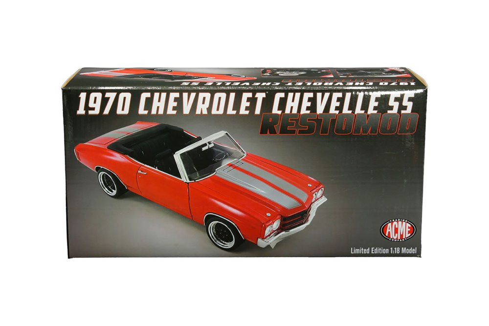 ACME 1970 シボレー シェベルSS Restomod 1/18 限定版 ACME 1/18 - CHEVROLET Chevelle SS Restomod - 1970 - Five Diecast