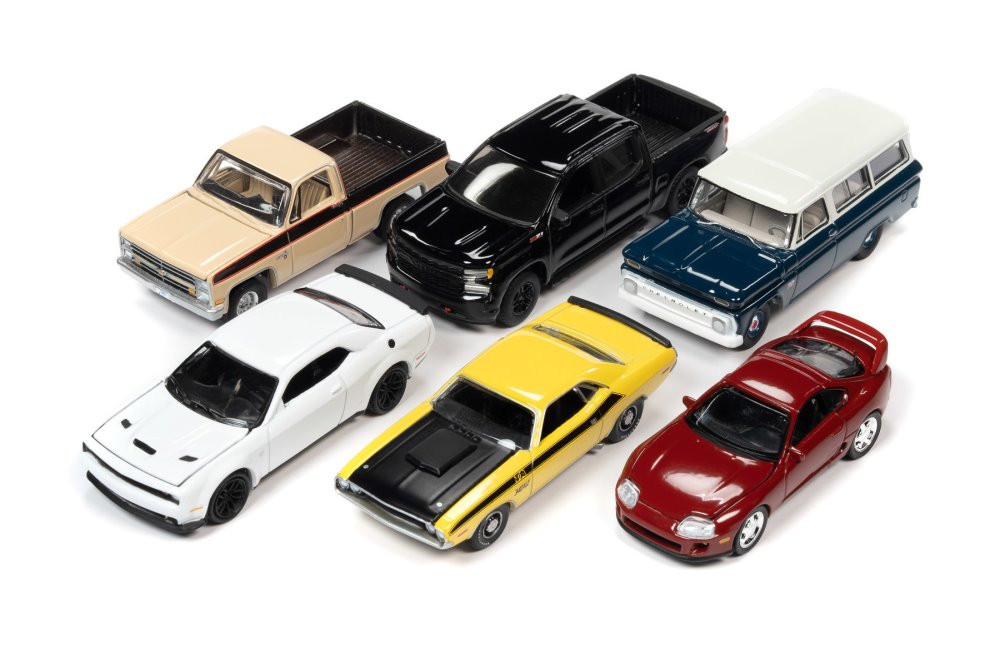 Auto World 2021 Release 5 Set B Diecast Car Set - Box of 6 assorted 1/64  Scale Diecast Model Cars