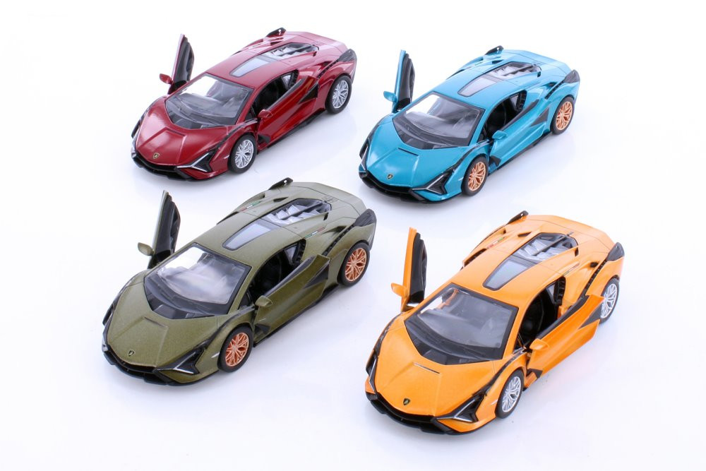 Lamborghini SiÃ¡n FKP 37 Diecast Car Set - Box of 12 1/40 Scale