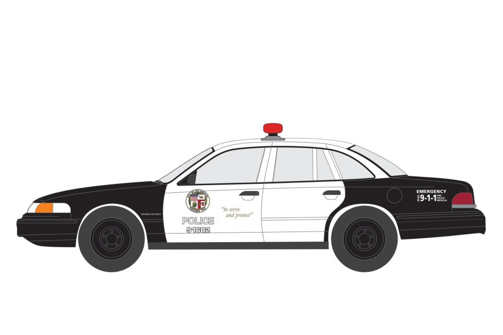 LAPD 1992 Ford Crown Victoria Police Interceptor, Drive