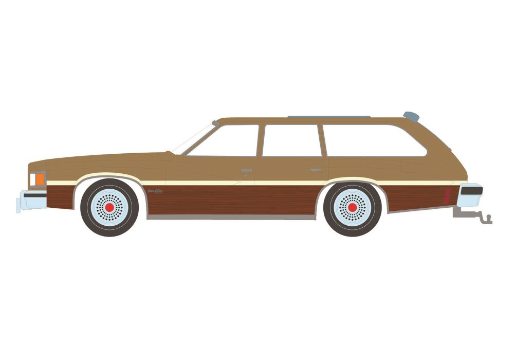 1976 Pontiac Grand LeMans Safari, Gold Metallic -  36040E/48 - 1/64 scale Diecast Model Toy Car