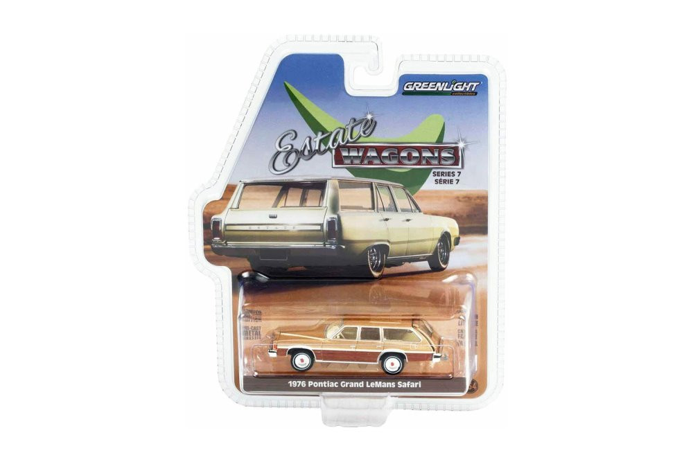 1976 Pontiac Grand LeMans Safari, Gold Metallic -  36040E/48 - 1/64 scale Diecast Model Toy Car