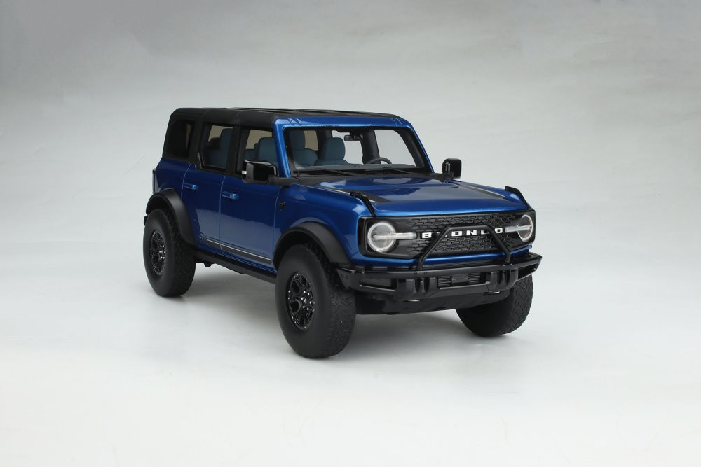 2021 Ford Bronco First Edition, Lightning Blue - GT Spirit US046