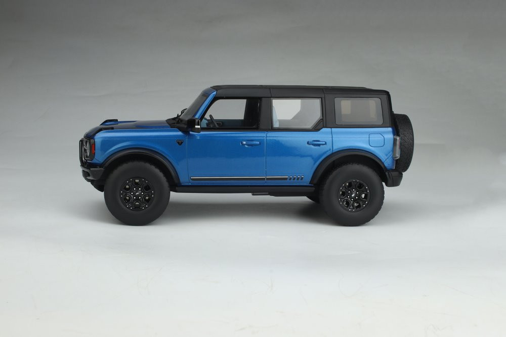 2021 Ford Bronco First Edition, Lightning Blue - GT Spirit US046 - 1/18 scale Resin Model Toy Car