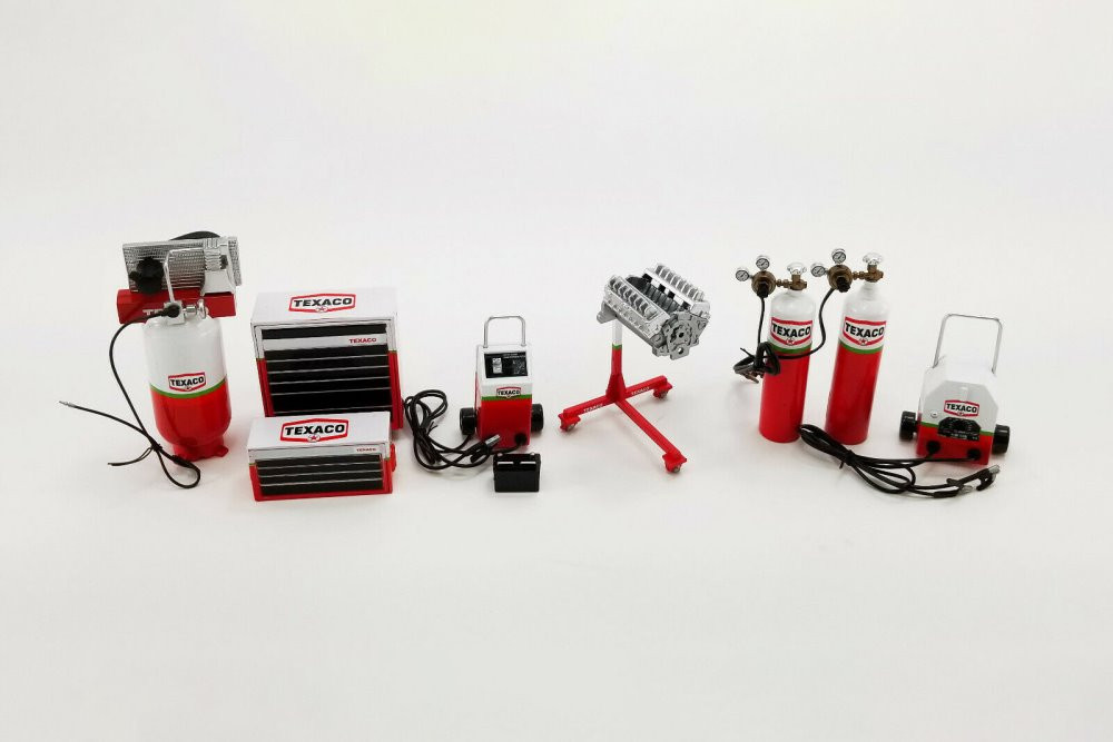 Set D’accessoires De Garage Pennzoil échelle 1:18 – GMP 18968 – Parfait Pour Collectionneurs