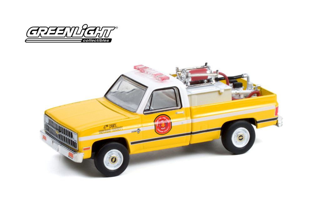 Greenlight Fire & Rescue Series 2 Diecast Car Set - Box of 6 assorted 1/64 Scale Diecast Model Cars