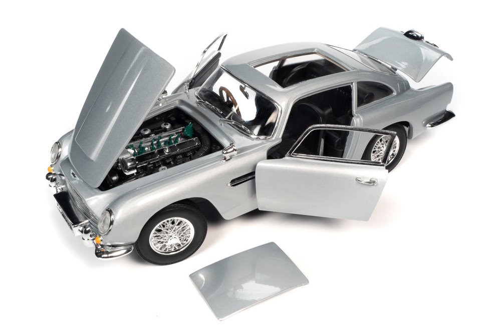 1965 Aston Martin DB5 Coupe RHD (Right Hand Drive),  James Bond 007 "No Time To Die" - Acme AWSS131 - 1/18 scale Diecast Model Toy Car