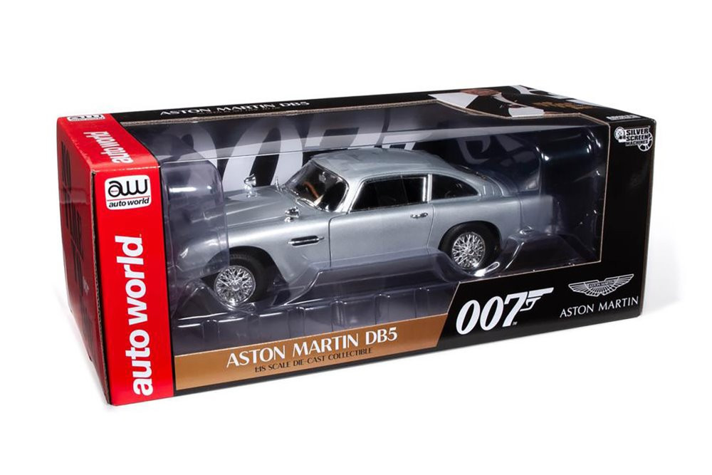 1965 Aston Martin DB5 Coupe RHD (Right Hand Drive),  James Bond 007 "No Time To Die" - Acme AWSS131 - 1/18 scale Diecast Model Toy Car