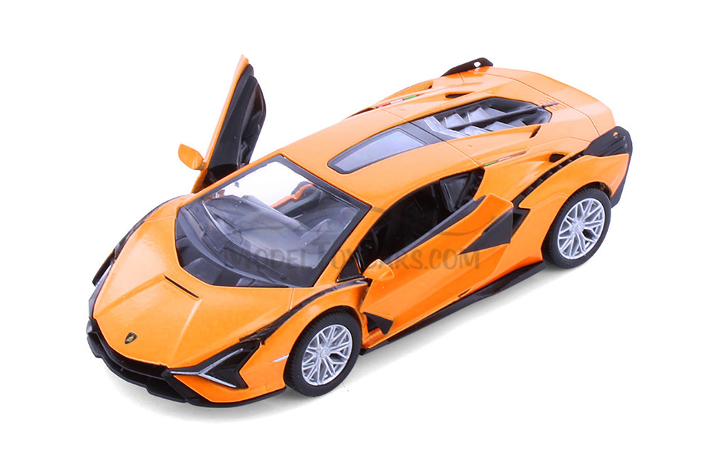 Lamborghini Sián FKP 37 Hardtop, Orange - Kinsmart 5431D - 1/40