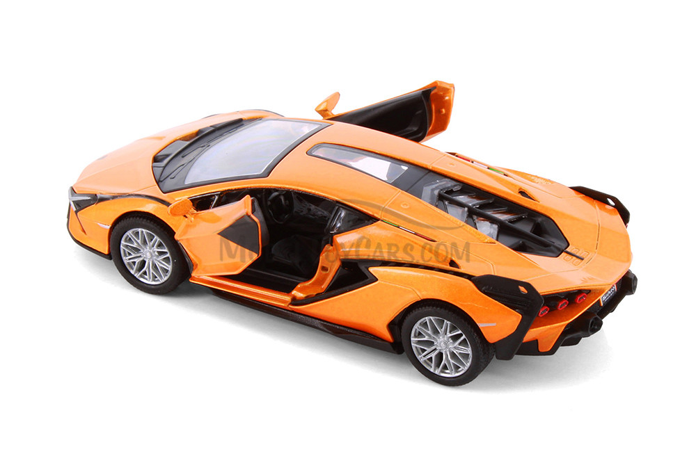 Lamborghini Sián FKP 37 Hardtop, Orange - Kinsmart 5431D - 1/40