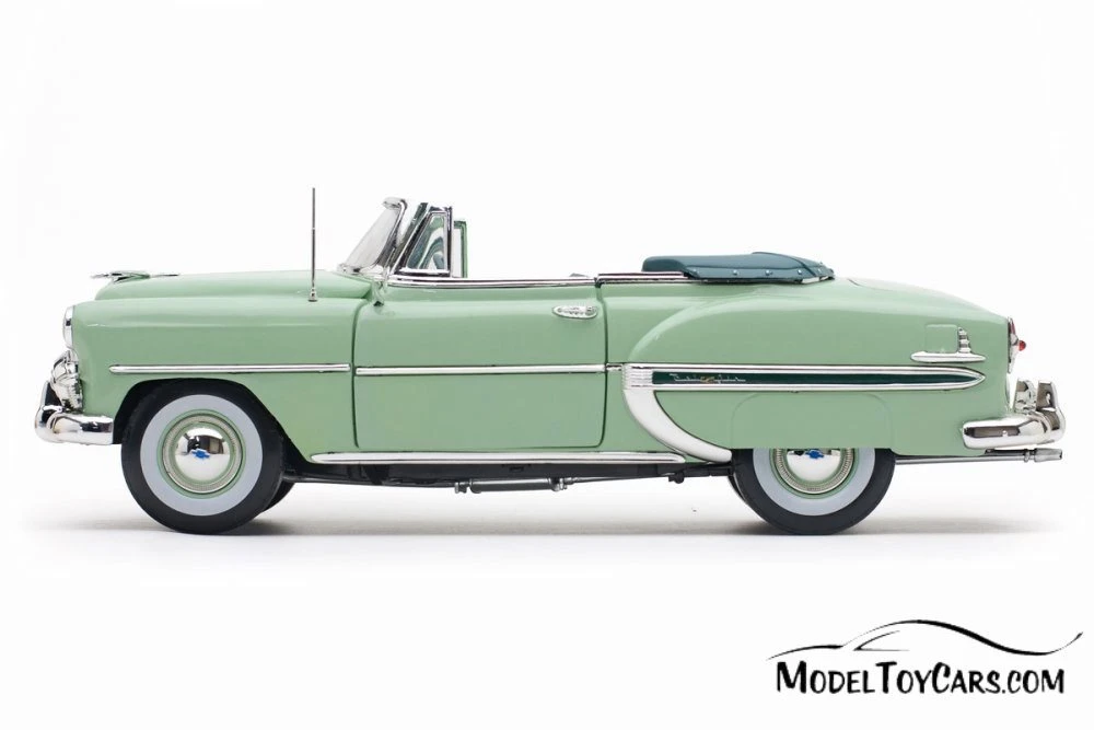 1953 Chevy Bel Air Open Convertible, Surf Green - Sun Star 1624 - 1/18 scale Diecast Model Toy Car