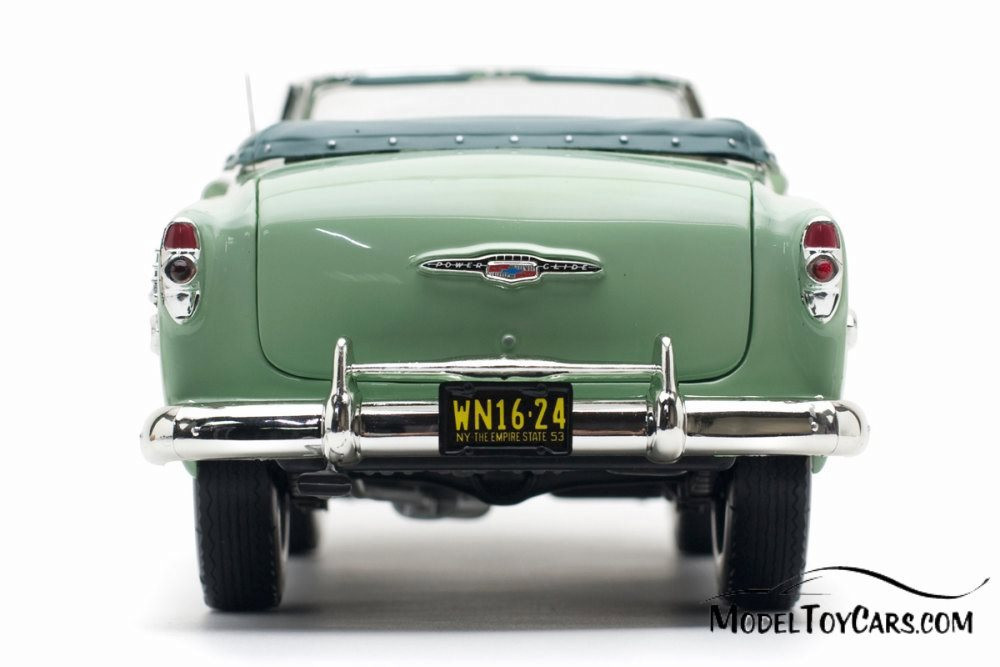1953 Chevy Bel Air Open Convertible, Surf Green - Sun Star