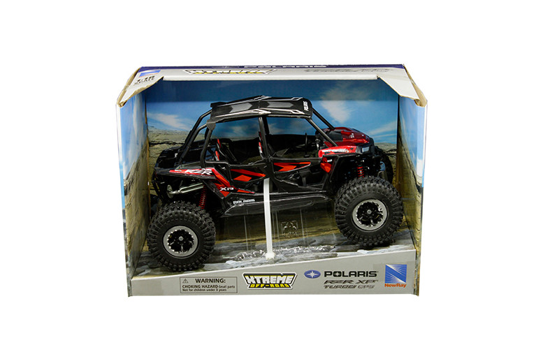 Polaris RZR XP 4 Turbo EPS, Titanium Metallic Red - New Ray 57976B