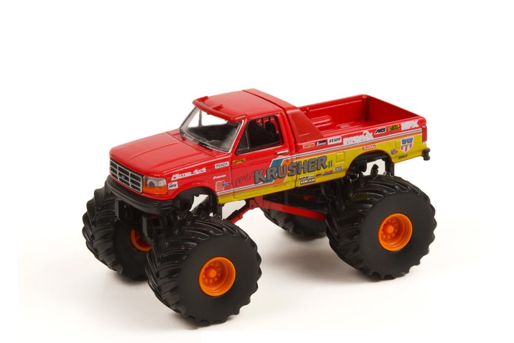 1993 Ford F-250 Monster Truck, Krimson Krusher II - Greenlight