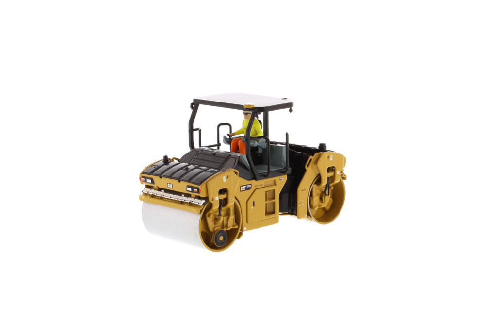 Caterpillar CB13 Tandem Vibratory Roller – ROPS Configuration, Yellow - Diecast Masters 85594 - 1/50 scale Diecast Model Toy Car