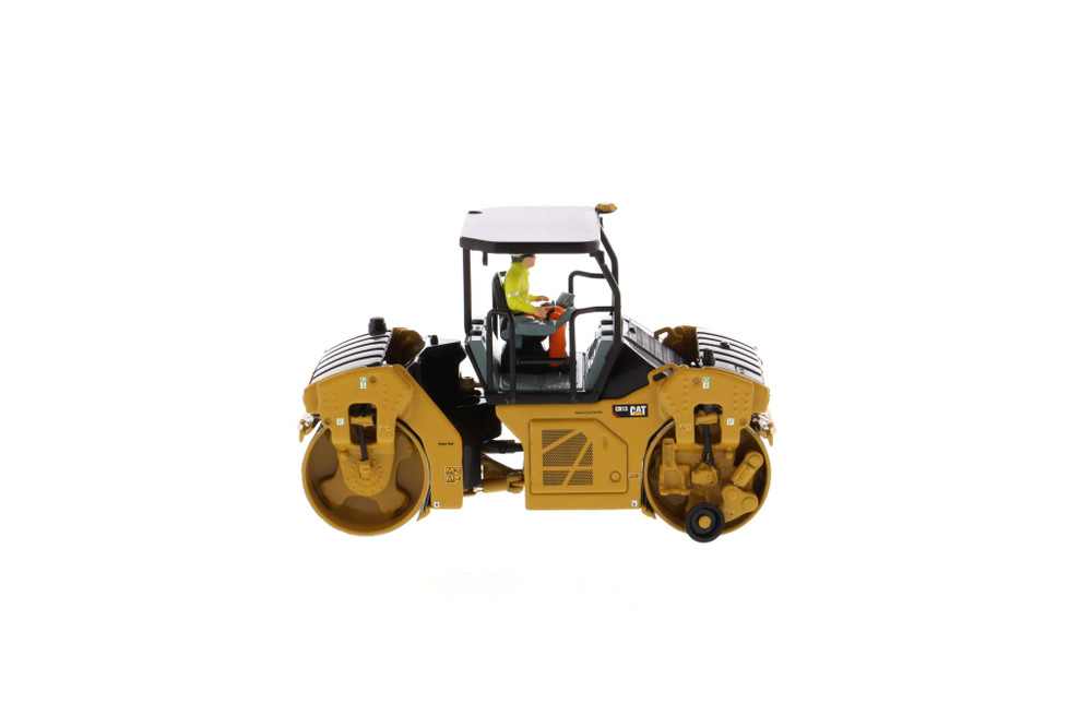 Caterpillar CB13 Tandem Vibratory Roller – ROPS Configuration, Yellow - Diecast Masters 85594 - 1/50 scale Diecast Model Toy Car