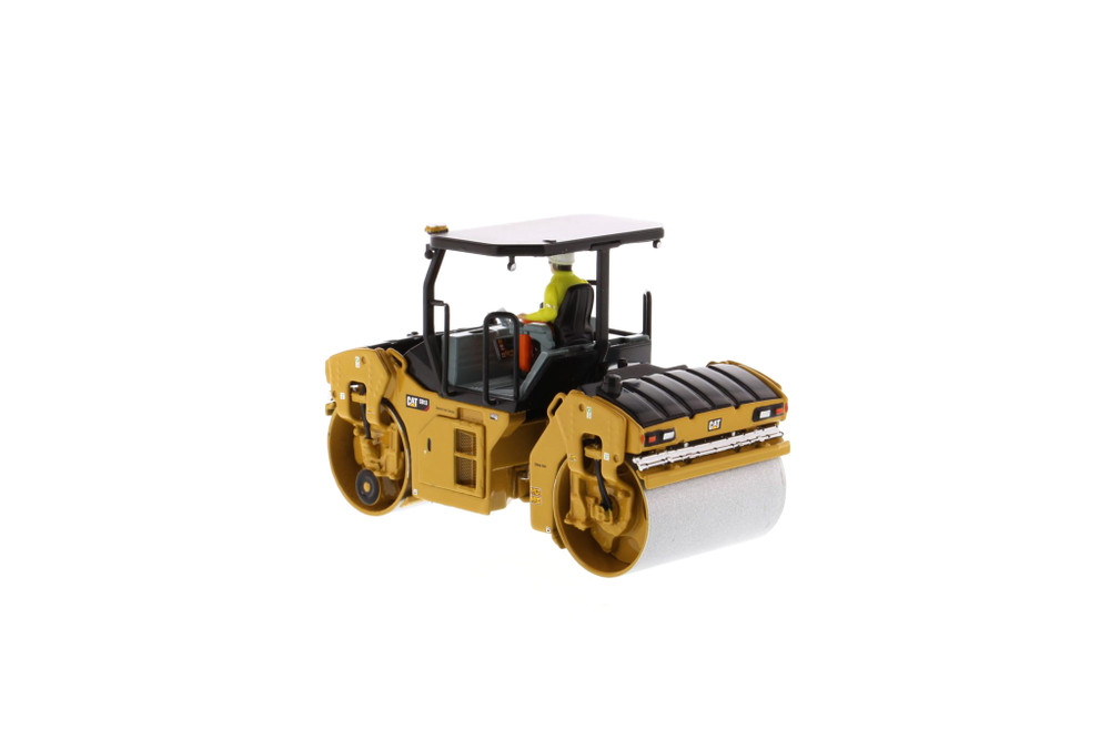 Caterpillar CB13 Tandem Vibratory Roller – ROPS Configuration, Yellow - Diecast Masters 85594 - 1/50 scale Diecast Model Toy Car
