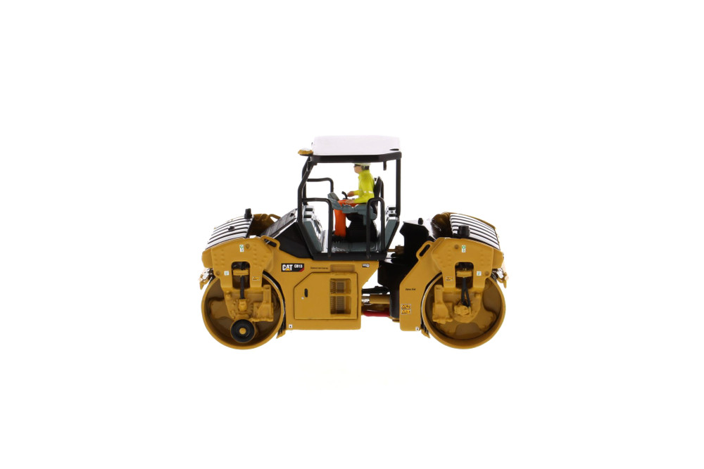 Caterpillar CB13 Tandem Vibratory Roller – ROPS Configuration, Yellow - Diecast Masters 85594 - 1/50 scale Diecast Model Toy Car