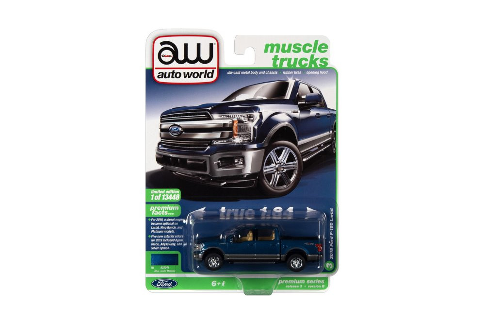 2019 Ford F-150, Blue Jean Metallic w/Magnetic Lower Body Color