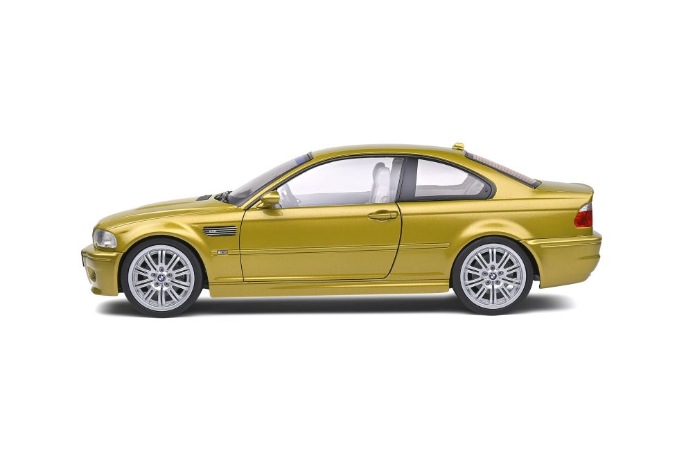 2000 BMW E46 M3 Coupé, Phoenix Yellow - Solido S1806501 - 1/18 scale Diecast Model Toy Car