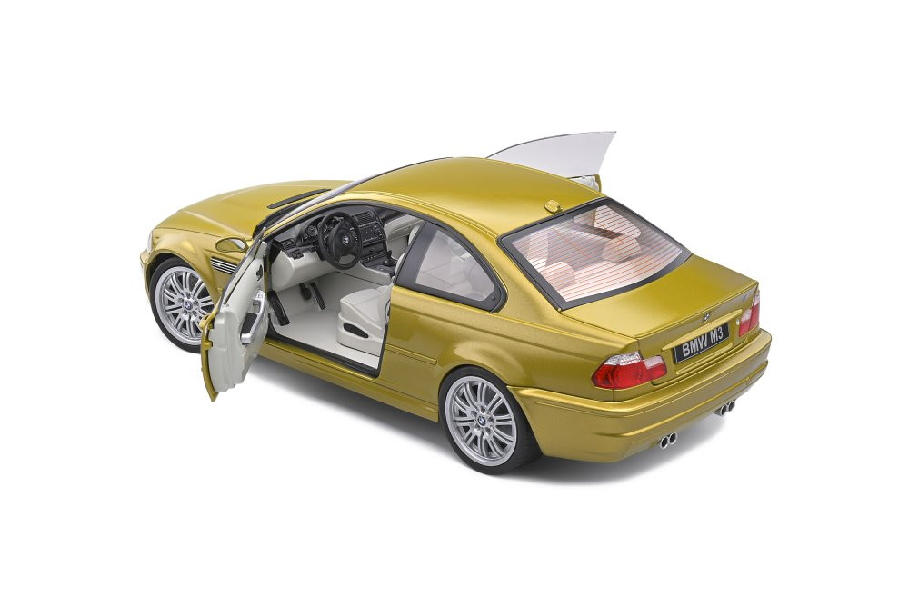 2000 BMW E46 M3 Coupé, Phoenix Yellow - Solido S1806501 - 1/18