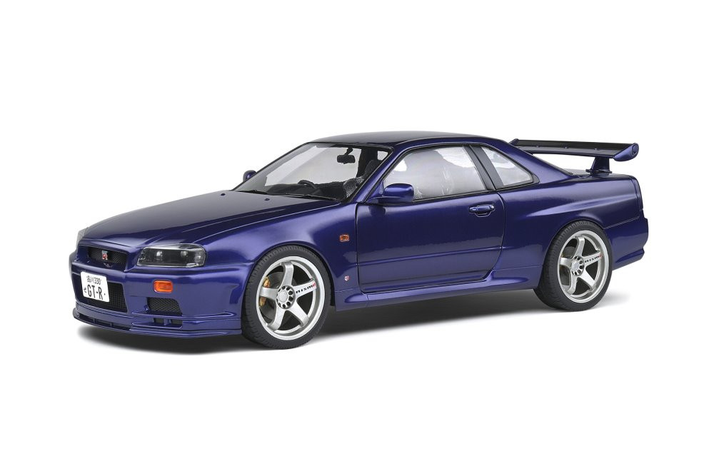 1999 Nissan Skyline (R34) GT-R, Midnight Purple - Solido S1804303