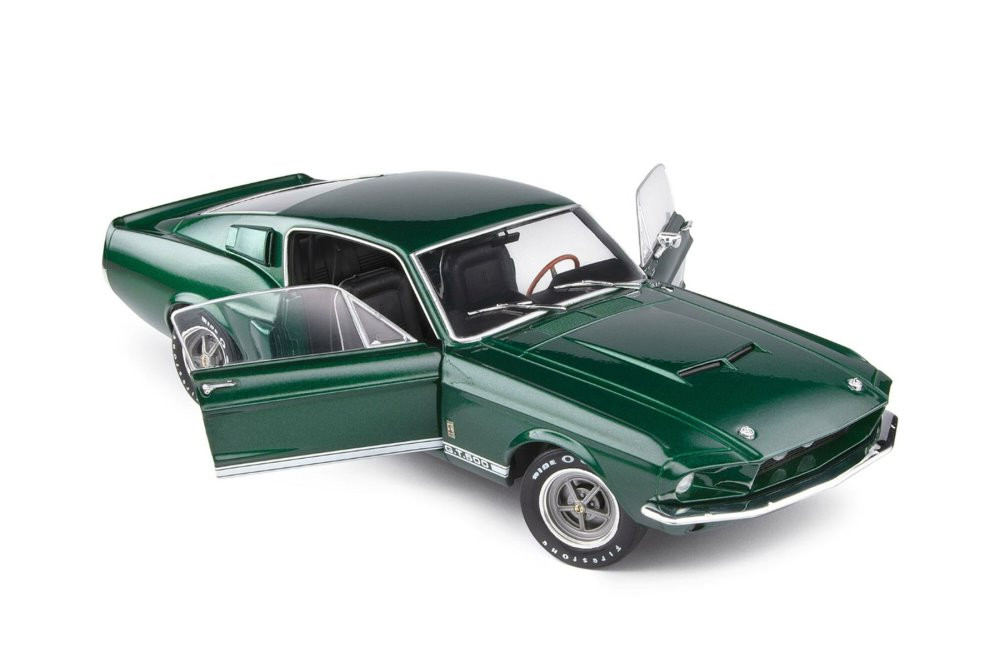 1967 Shelby Mustang GT500, Dark Highland Green - Solido S1802904
