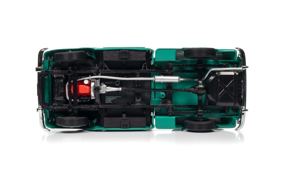 1957 Chevy 3100 Stepside Pickup Truck, Ocean Green - Auto