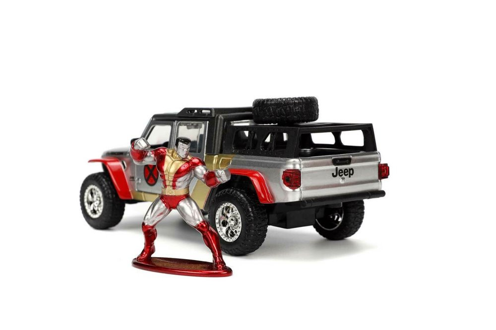 2020 Jeep Gladiator with Colossus Figurine, X-Men - Jada Toys 33363 - 1/32 scale Diecast Car