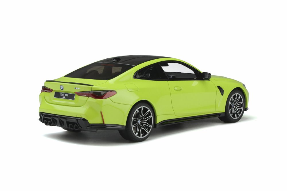  M4 - 2020 イエロー 1:18スケールミニカー 2020 BMW M4 (G82, Sao Paulo Yellow - GT Spirit GT298 - 1/18 scale