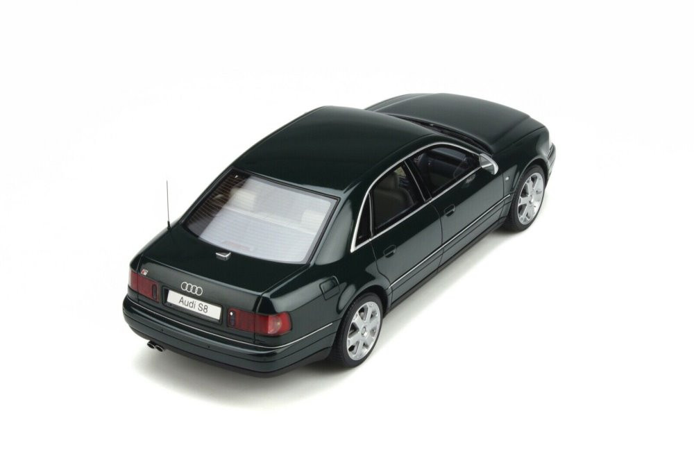 2001 Audi S8 (D2) 4.2 V8, Dark Green - Ottomobile OT916 - 1/18 scale Resin Model Toy Car