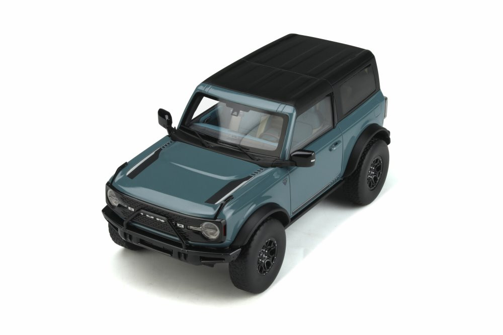 2021 Ford Bronco First Edition 2 Doors, Area 51 Blue - GT Spirit GT359 - 1/18 scale Resin Car