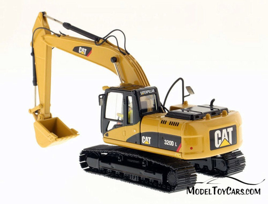Caterpillar 320D L Hydraulic Excavator, Yellow - Diecast Masters 85214C - 1/50 scale Diecast Model Toy Car
