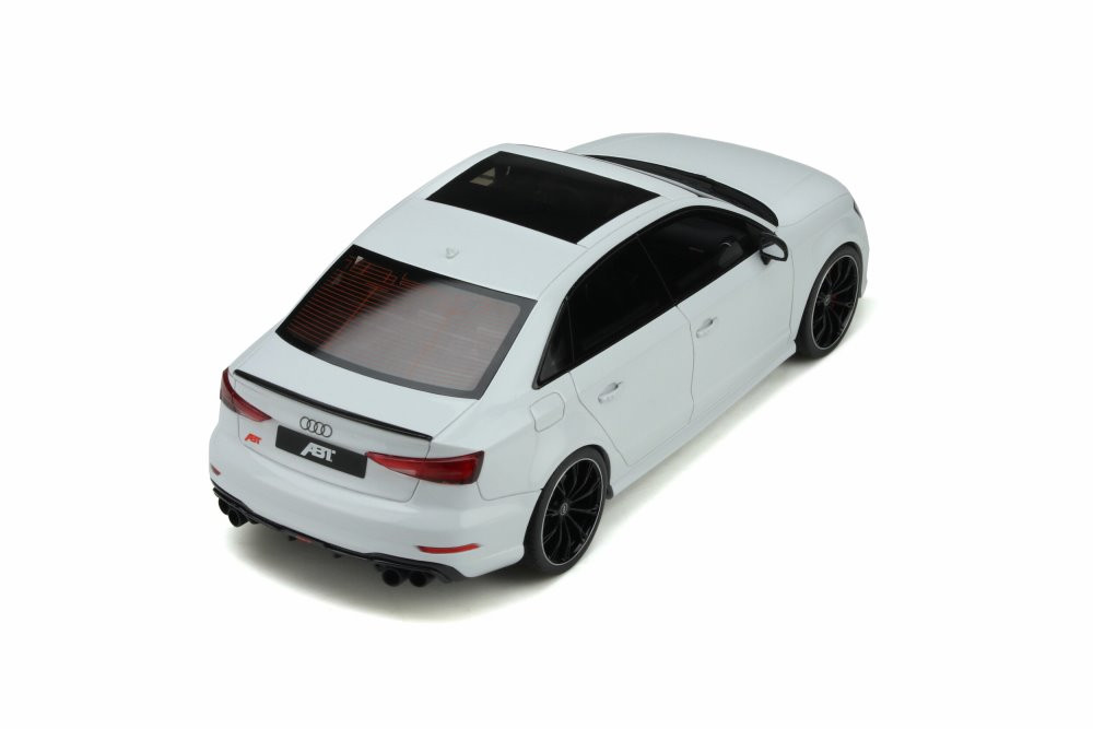 2019 Audi RS3 (8V) Sedan, Glacier White - GT Spirit GT346 - 1/18 scale Resin Model Toy Car