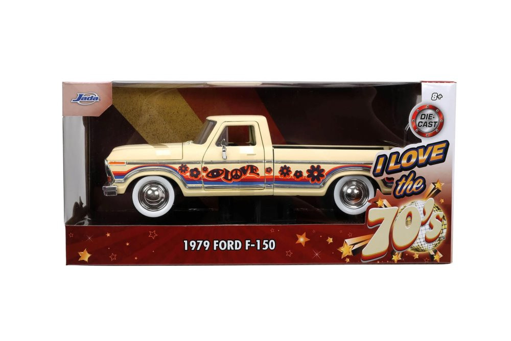 1979 Ford F-150 Pickup Truck, Cream - Jada Toys 31609 - 1/24 scale