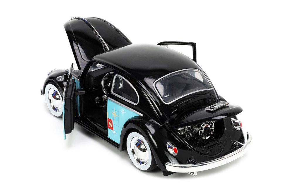 1959 Volkswagen Beetle, Black - Jada Toys 31382 - 1/24 scale Diecast Model  Toy Car