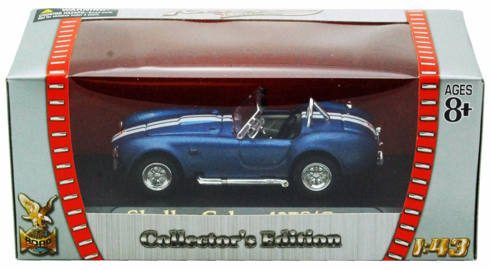 SHELBY COBRA 427 S/C 1964 ミニカー 1964 Shelby Cobra 427S/C Convertiblew/ Stripes - Yatming 94227 - 1